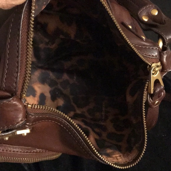 Chocolate leather B. Makowsky hobo! Nice! - Picture 5 of 7